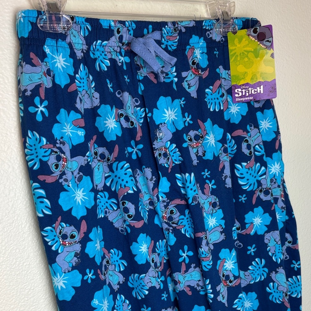 Disney 100% Cotton Stitch Blue Sleepwear Pants
